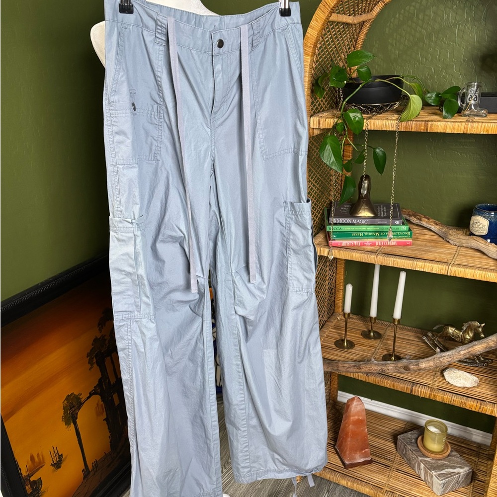 Wild Fable Lightweight Blue Side Tie Cargo Pants